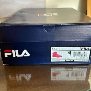 Pink Fila Hi-Tops, size 9